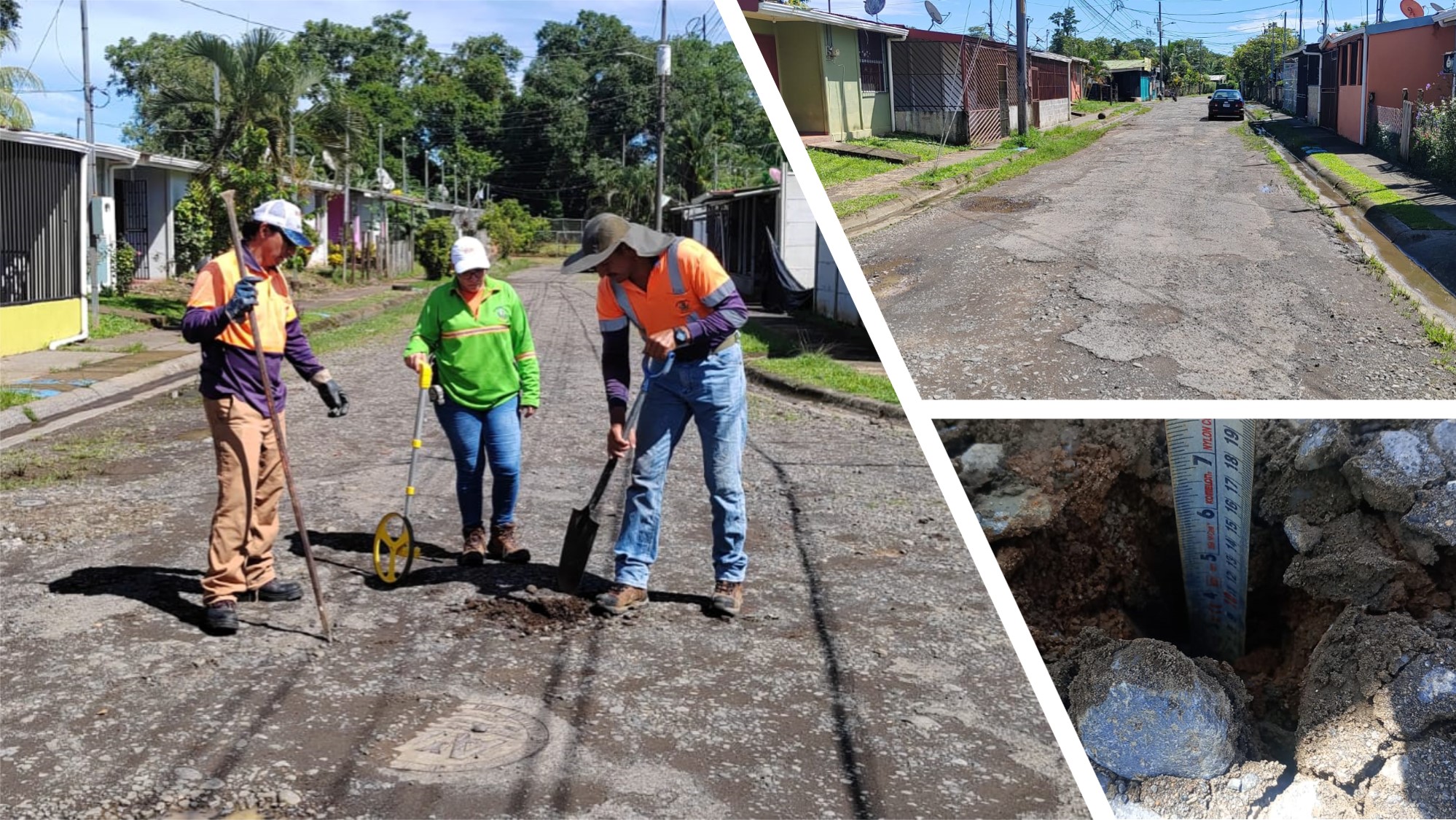 Trabajos previos en cuadrantes Betania para colocar TSB-3