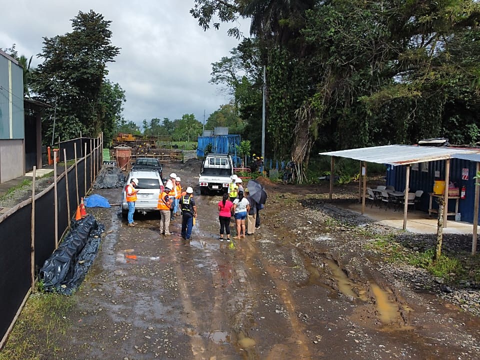 Visita a la construcción del puente Betania