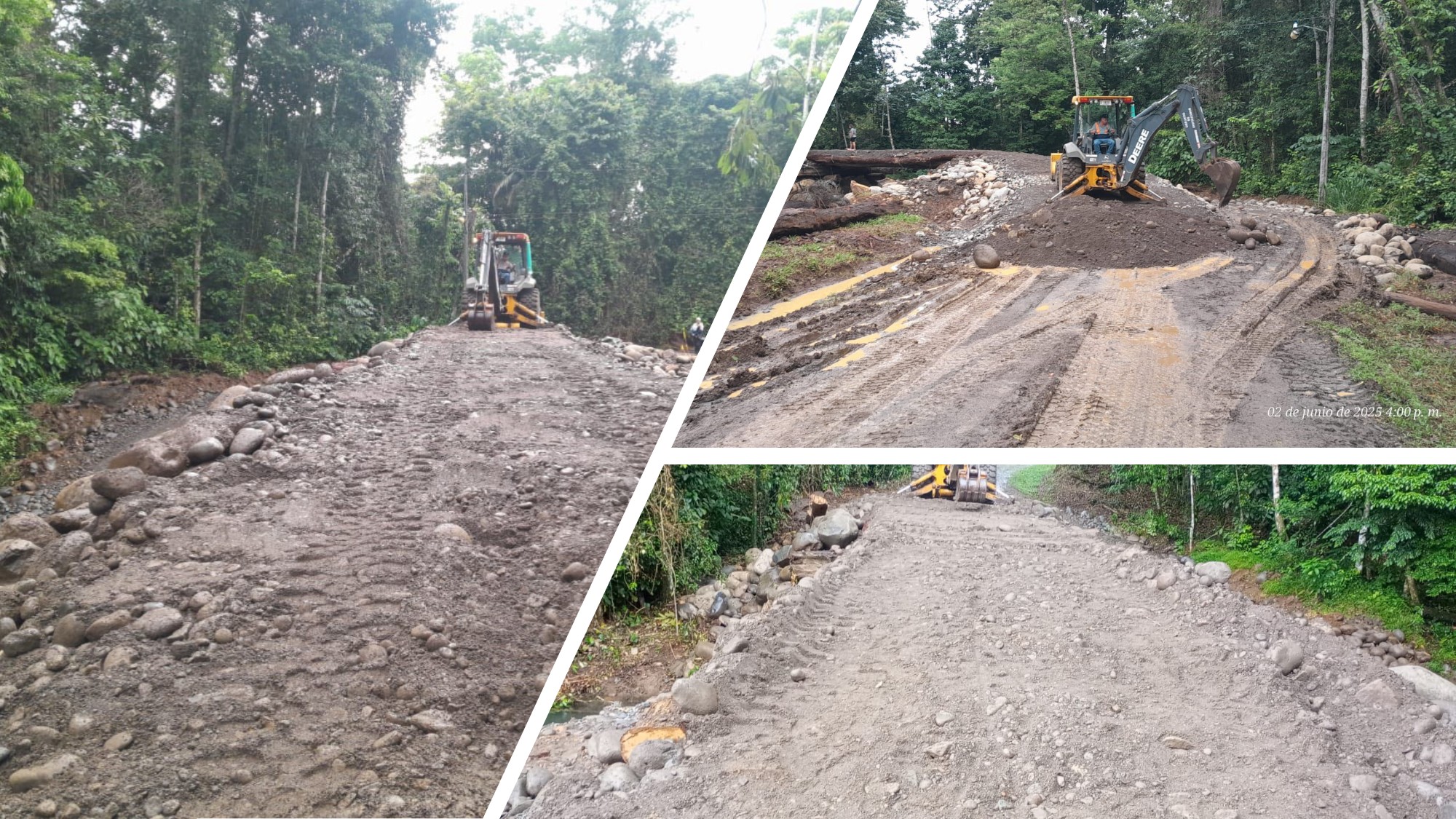 Reconstrucción del puente sobre el río Guayabito en San Miguel