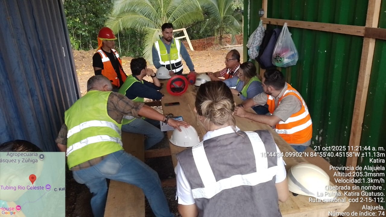 Visita a la construcción del puente Betania