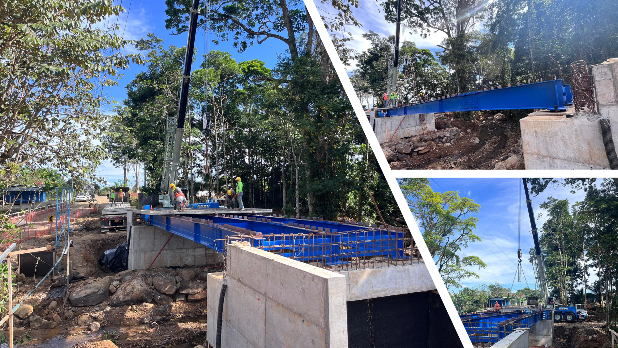 Construcción del Puente en La Palmera