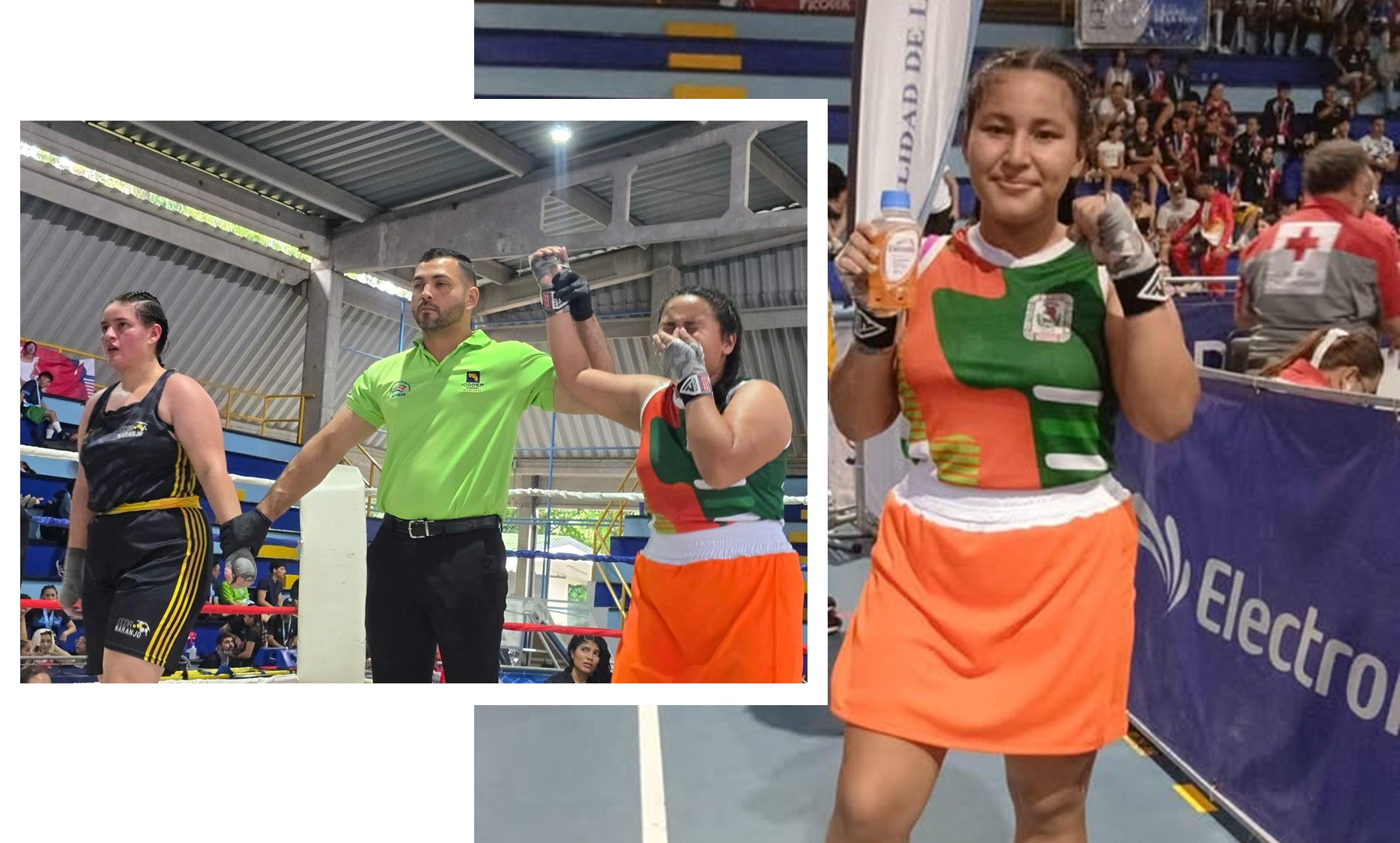 Angie Cabrera campeona en Juego Nacionales