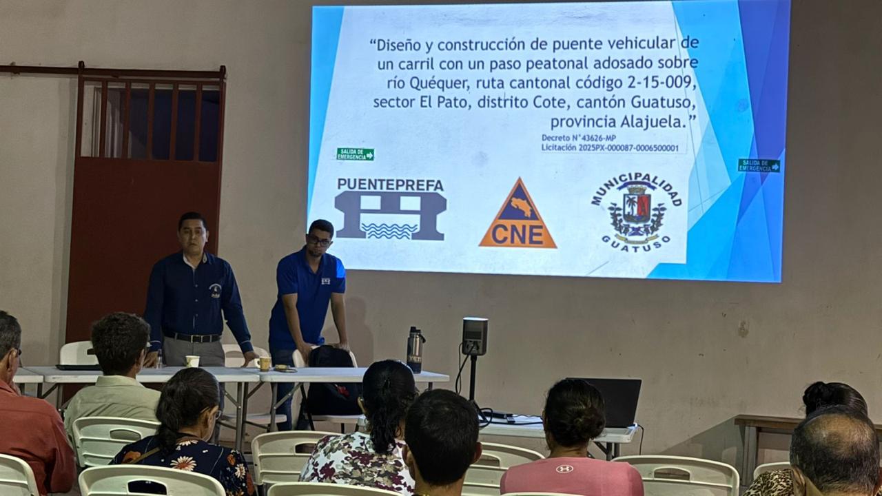 Consulta comunal para la construcción del puente Quequer